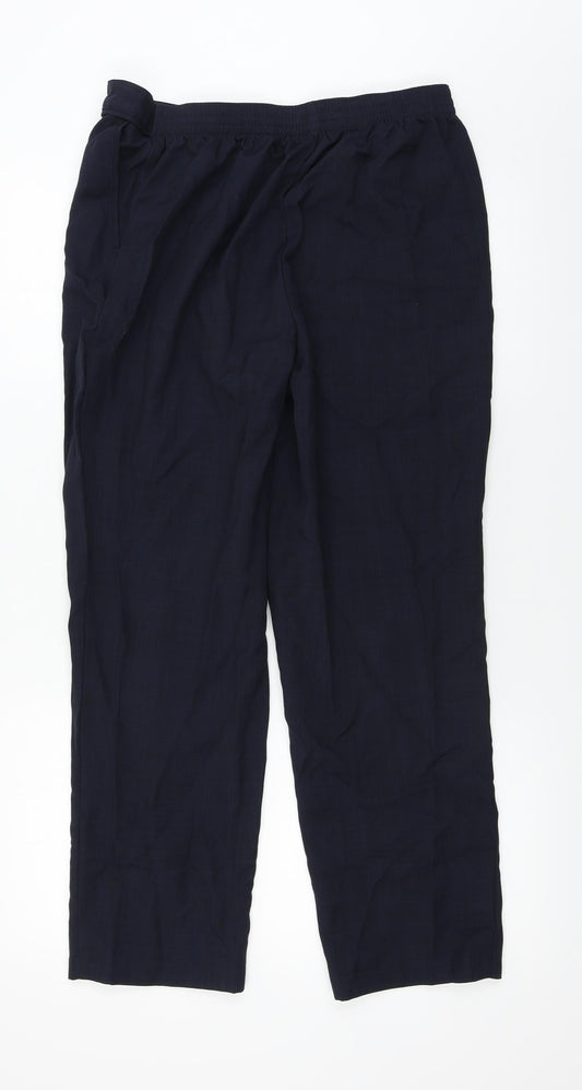 Marks and Spencer  Womens Blue   Trousers  Size 14 L24 in