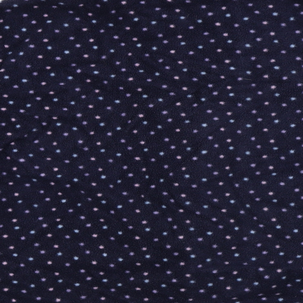 Affections  Womens Blue Polka Dot  Full Zip Jumper Size XL