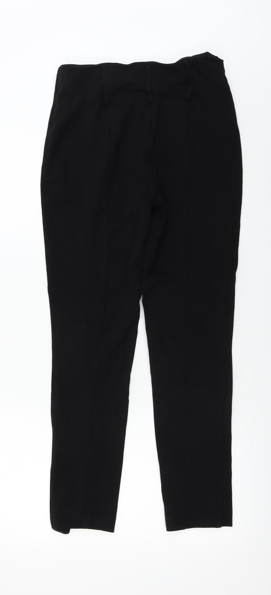Preworn  Womens Black   Trousers  Size 28 in L24 in