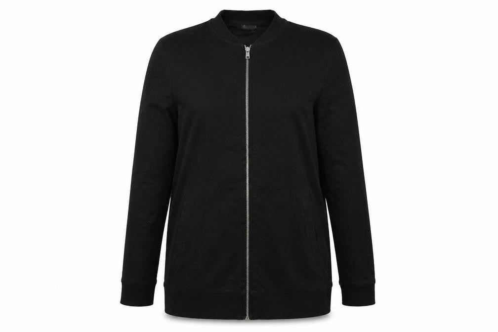 Front view of ASOS women’s black jacket coatigan, size S