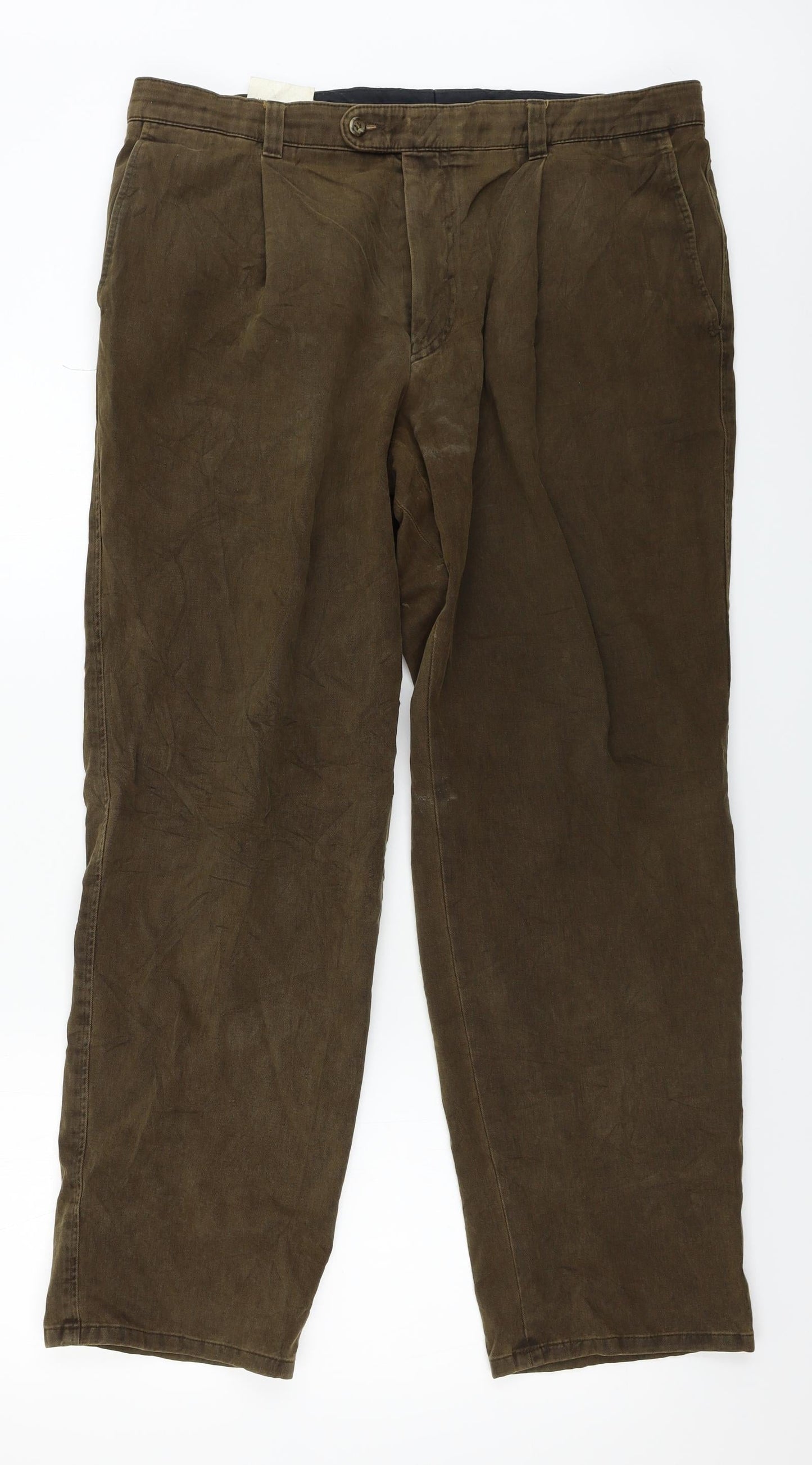 Preworn  Womens Brown   Trousers  Size 38 in L26 in