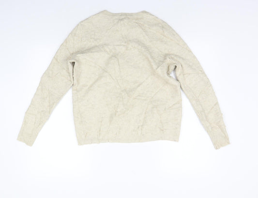 Oasis Womens Beige   Pullover Jumper Size M