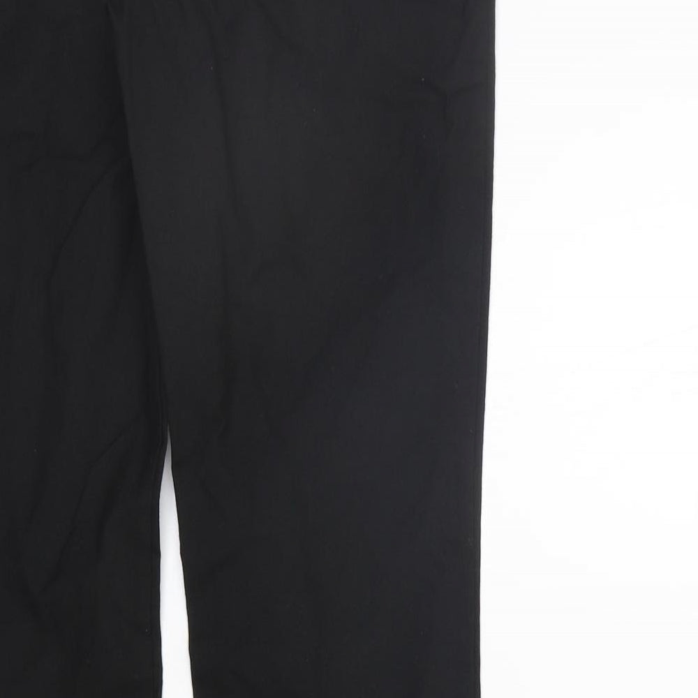 George Girls Black Ikat  Chino Trousers Size 12-13 Years
