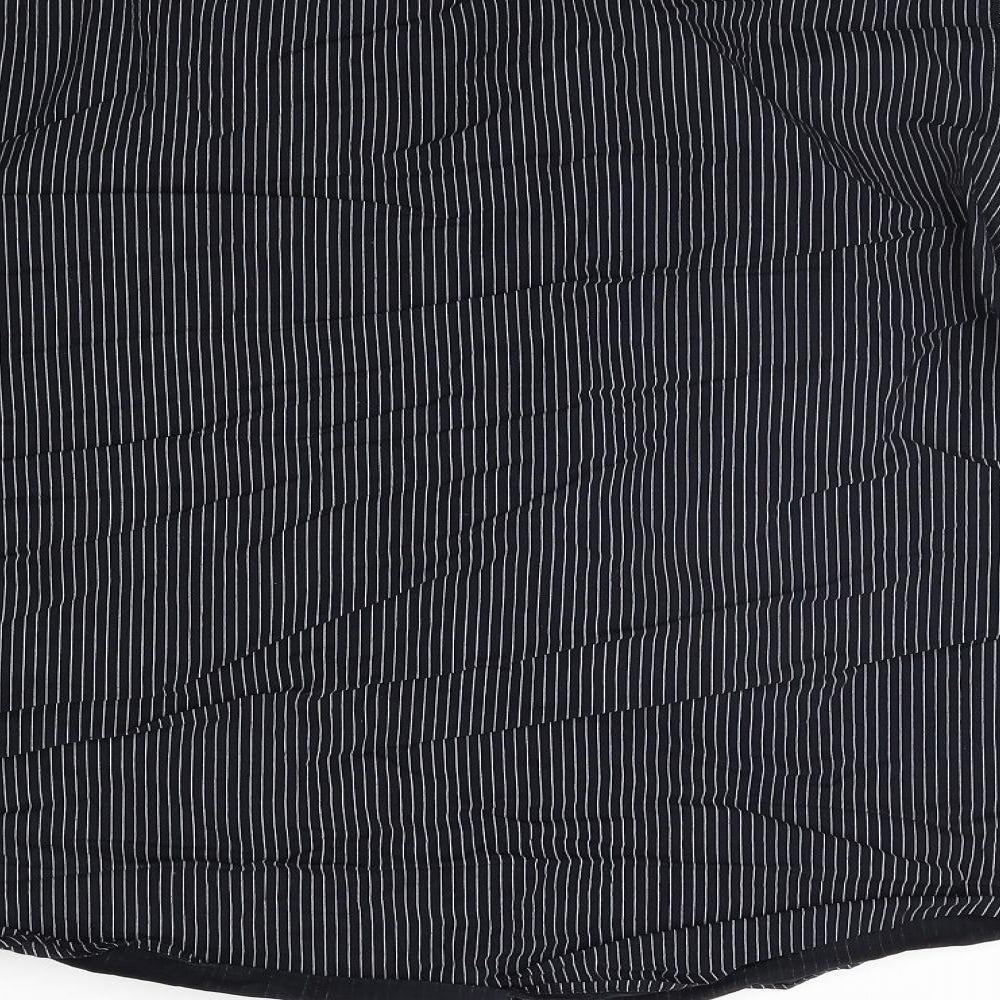 NEXT Mens Black Polka Dot   Button-Up Size XL