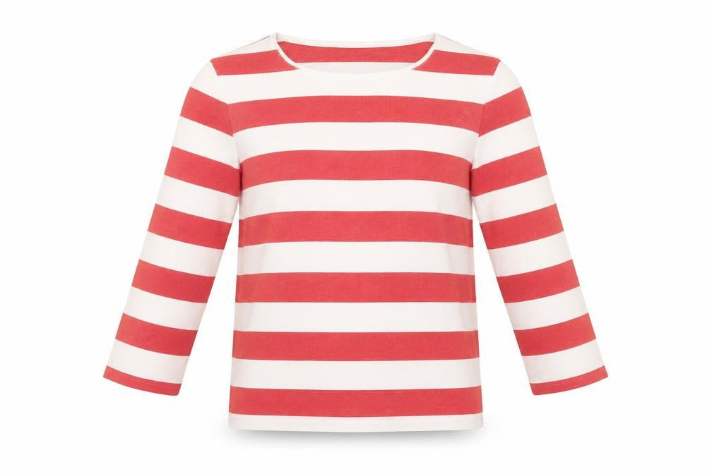 Marks and Spencer Womens Red Striped  Pullover Jumper Size 10
