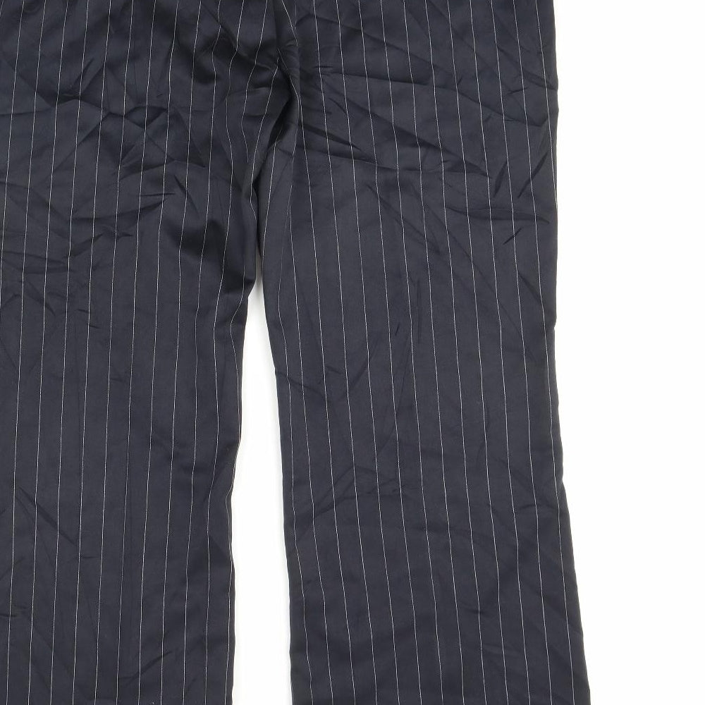NEXT Womens Blue Striped  Dress Pants Trousers Size 18 L30 in