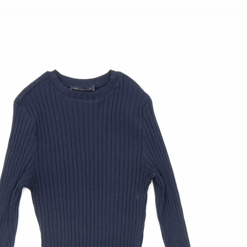 M&S Womens Blue   Pullover Jumper Size 8