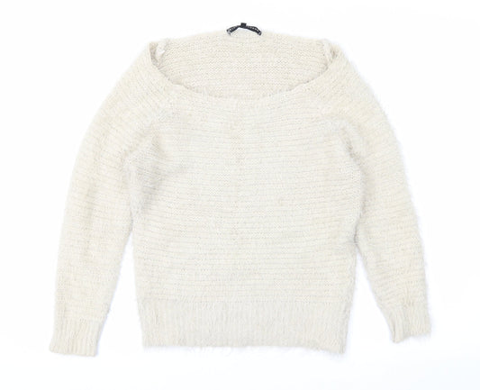 Blonde + Blonde Womens Beige   Pullover Jumper Size 10