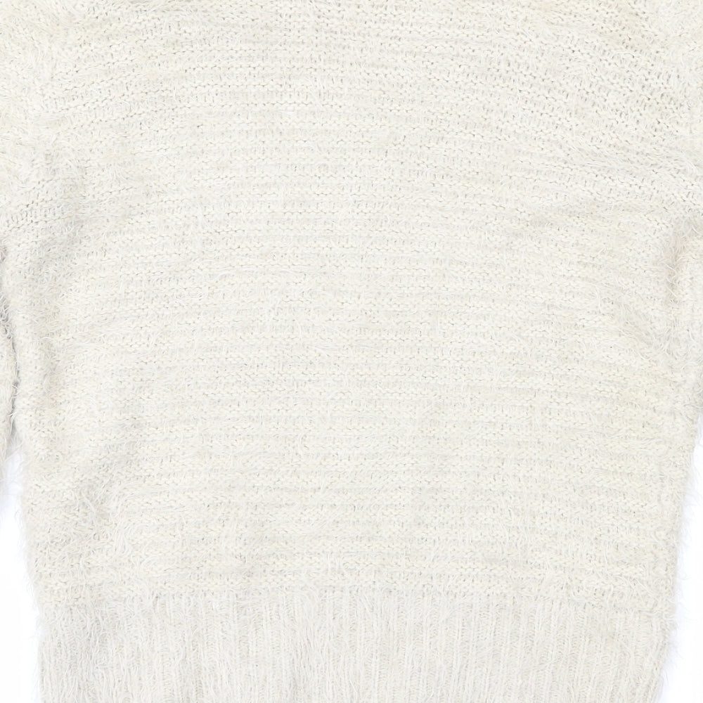 Blonde + Blonde Womens Beige   Pullover Jumper Size 10