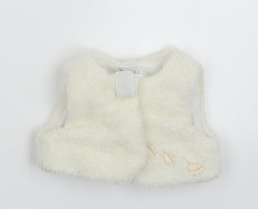 COCO Girls White   Jacket  Size 3-6 Months