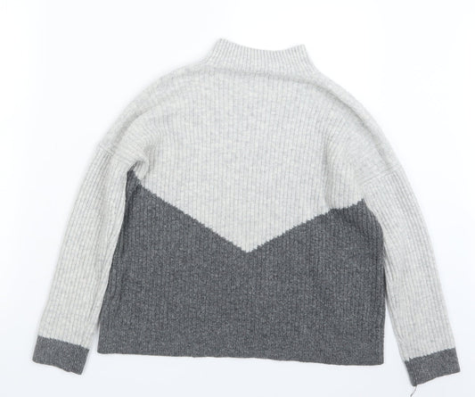 Marks and Spencer Womens Grey  Knit Pullover Jumper Size M