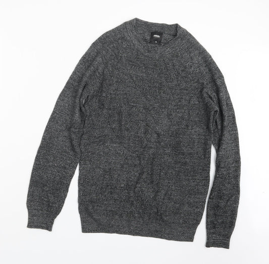 Burton Mens Grey  Knit Pullover Jumper Size XS