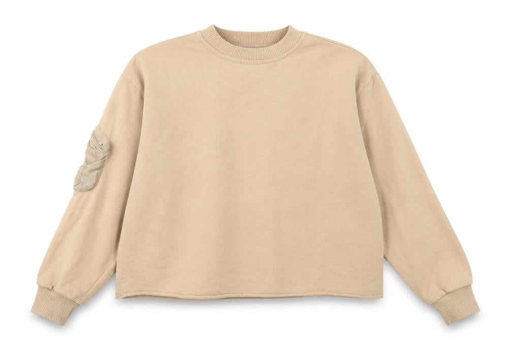 River Island Girls Beige   Pullover Sweatshirt Size 11-12 Years  - Studio Couture Paris