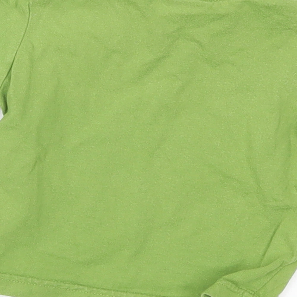 TU Girls Green   Basic T-Shirt Size 3-6 Months  - Tree Bear