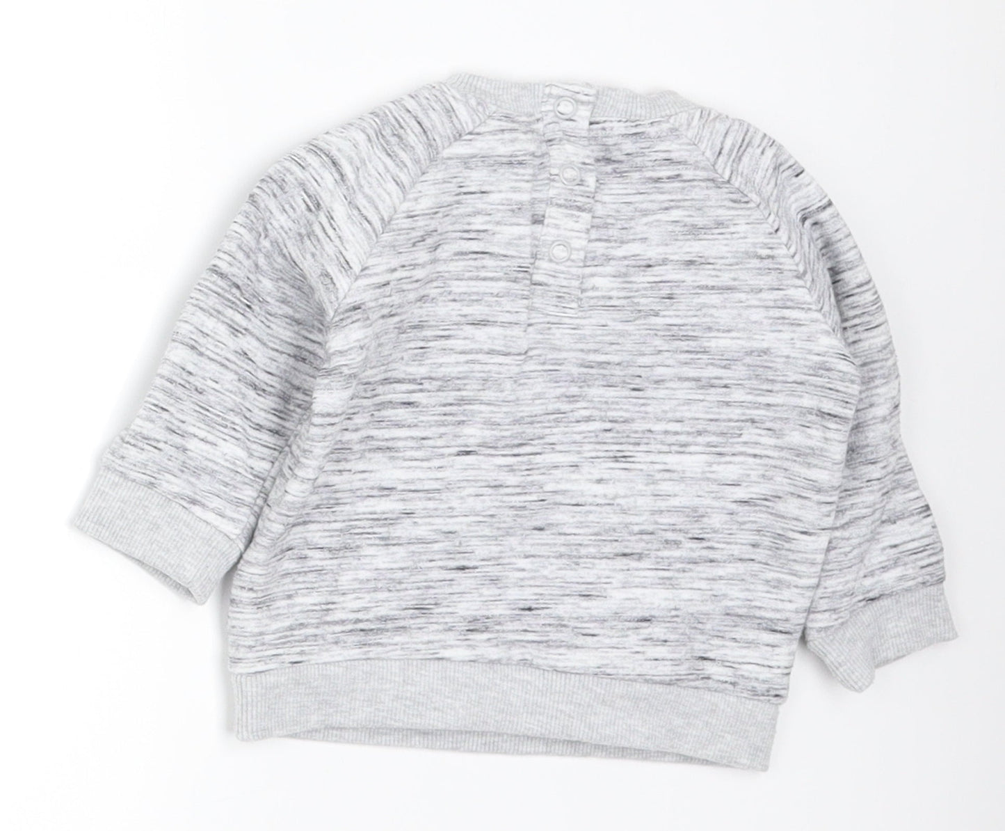 Disney Boys Grey   Basic T-Shirt Size 3-6 Months  - Mickey Mouse