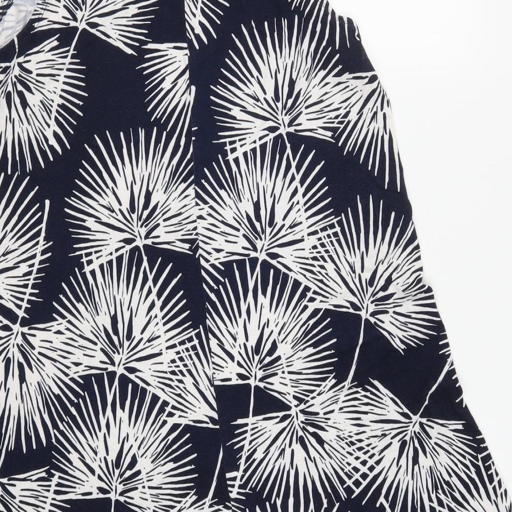 Gap Womens Blue Floral  Tank Dress  Size M