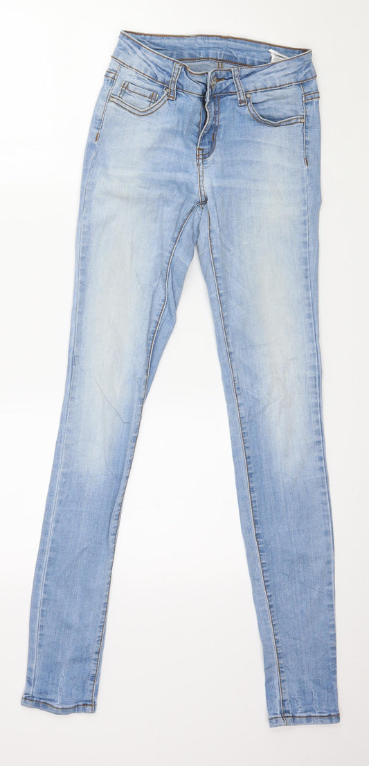 Amisu Womens Blue  Denim Skinny Jeans Size 26 in L31 in