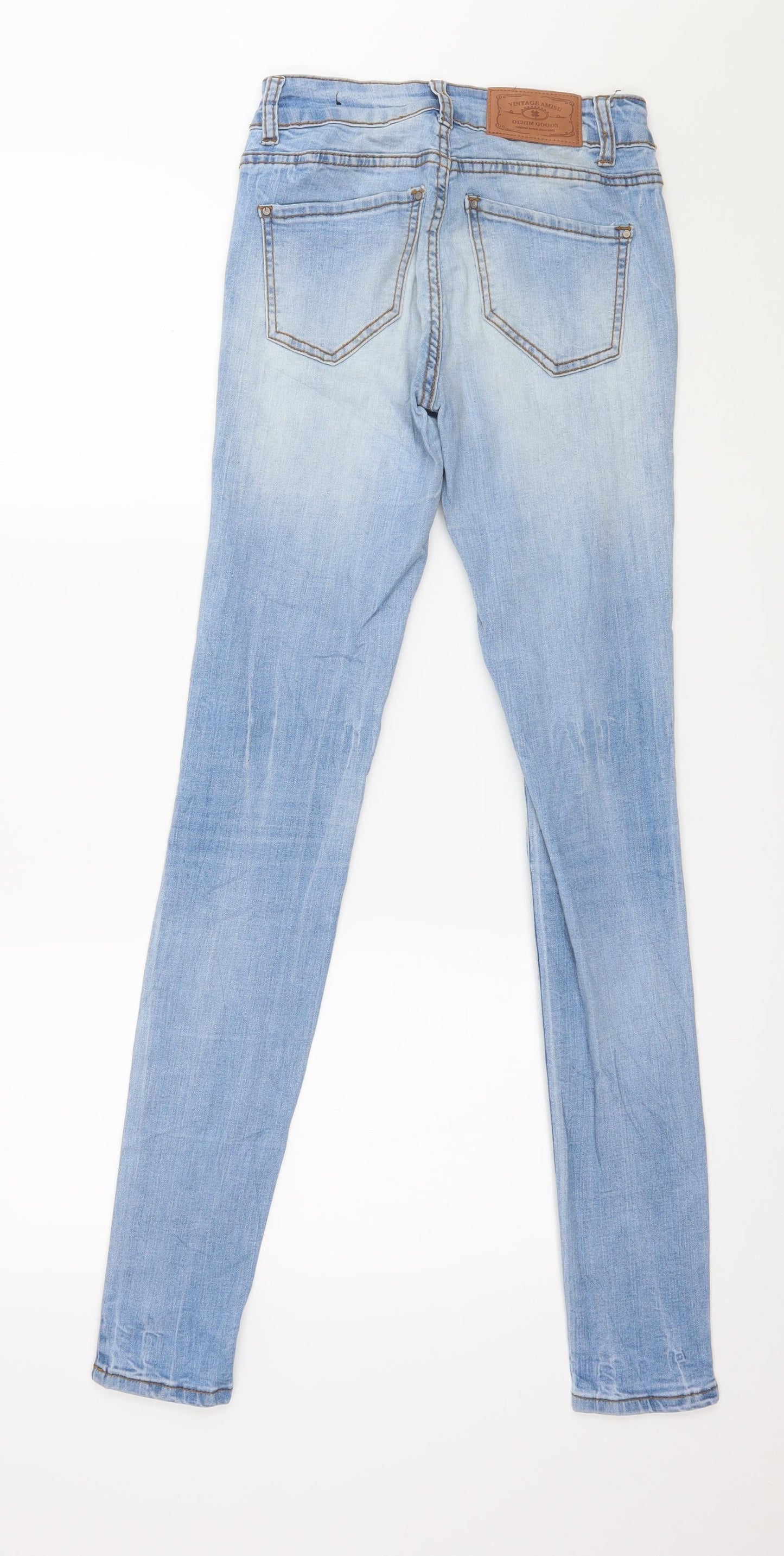 Amisu Womens Blue  Denim Skinny Jeans Size 26 in L31 in