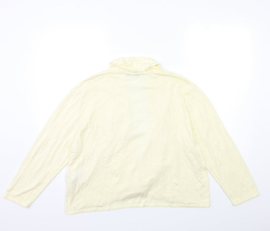 Marks and Spencer Womens Beige  Knit Cardigan Jumper Size XL