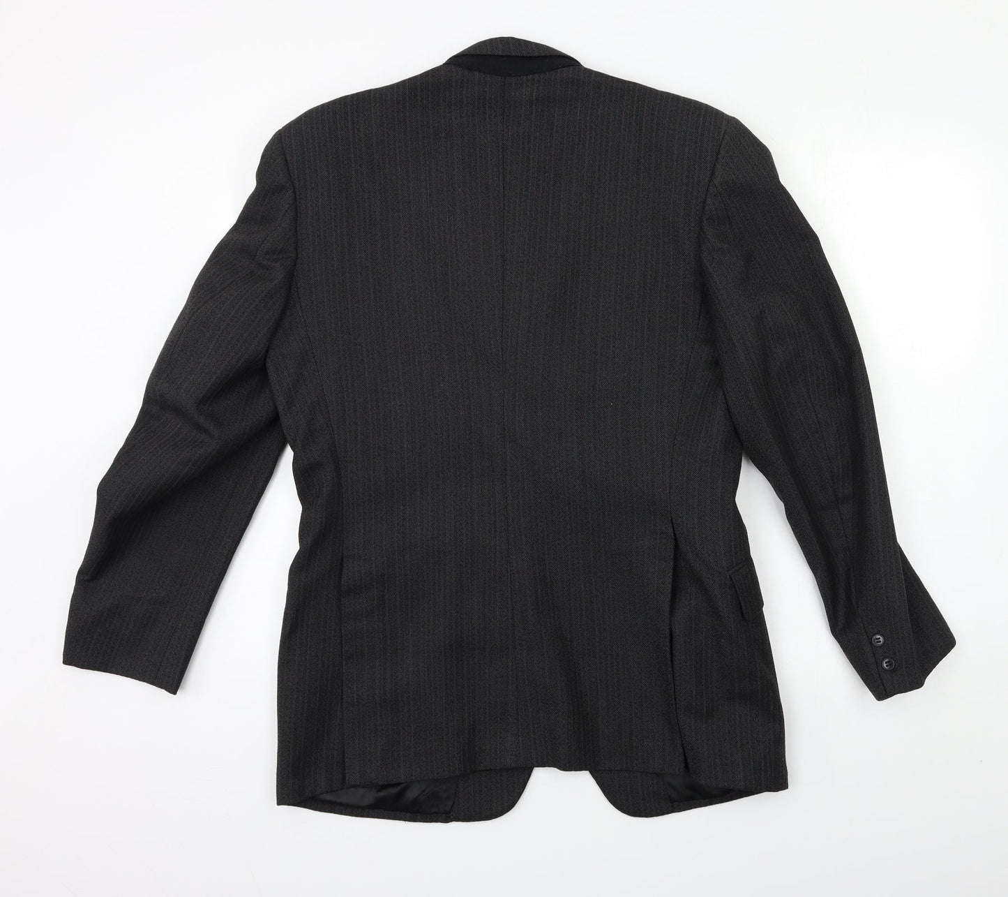 Preworn Mens Black   Jacket Suit Jacket Size 38