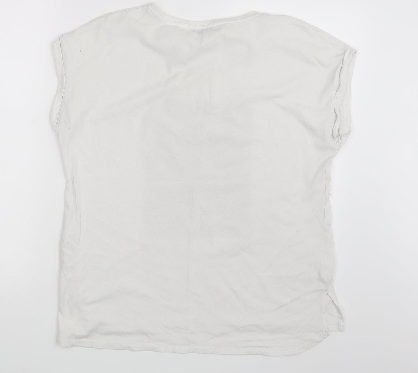 Papaya Womens White   Basic T-Shirt Size 12  - Love of my LIfe