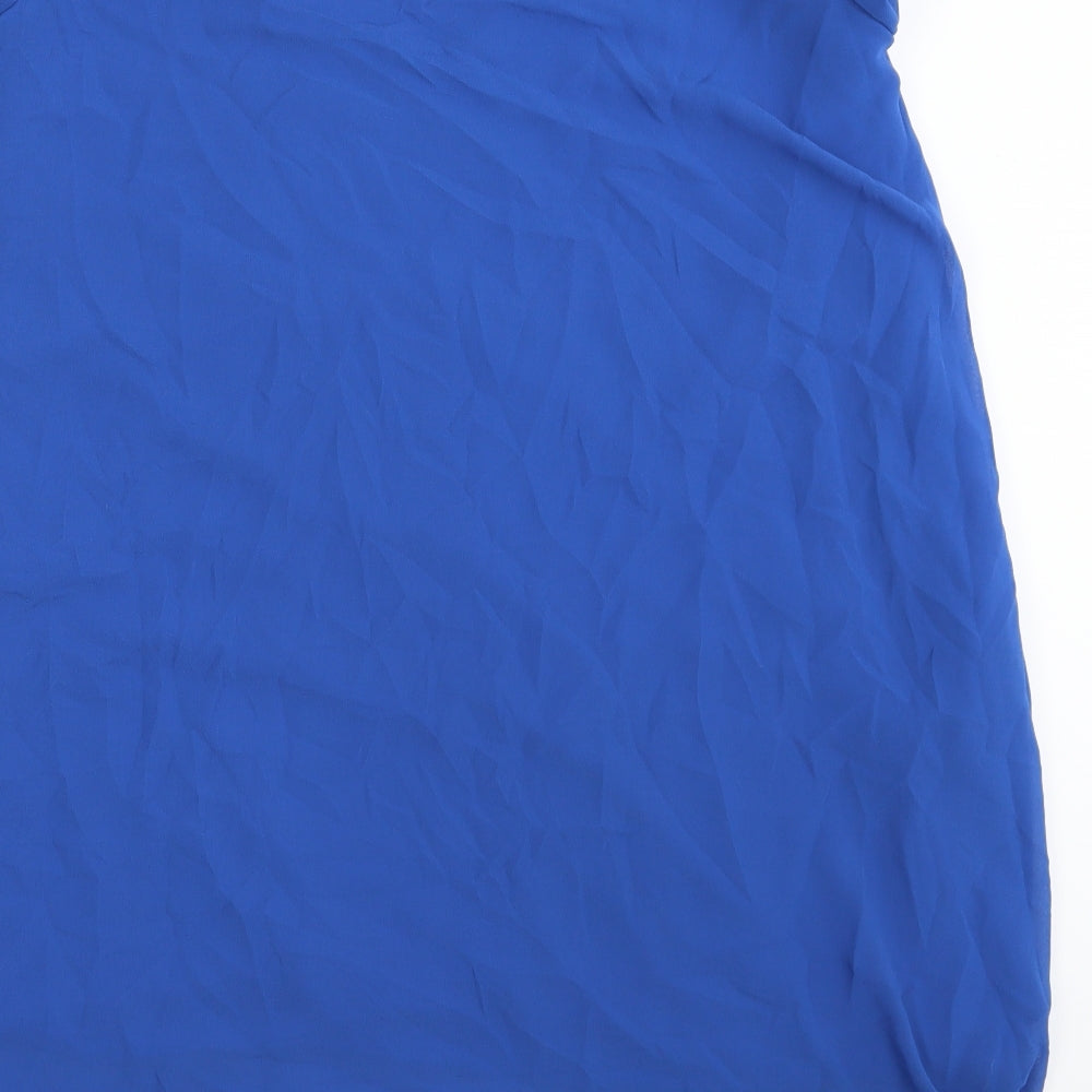 Ailaiduo Womens Blue   Basic Blouse Size L