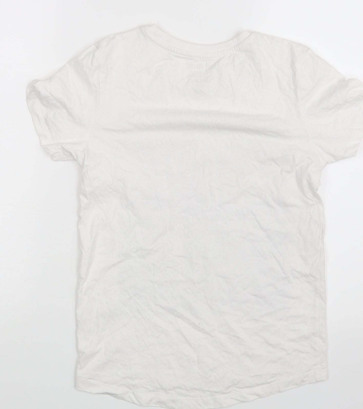 Nutmeg Boys White   Basic T-Shirt Size 11-12 Years