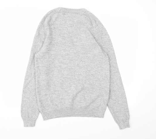George Mens Grey   Pullover Sweatshirt Size S
