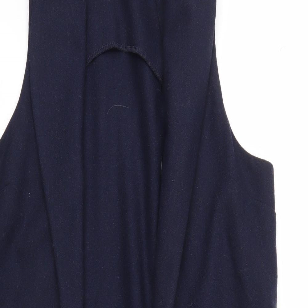 Select Womens Blue   Overcoat Coat Size 10