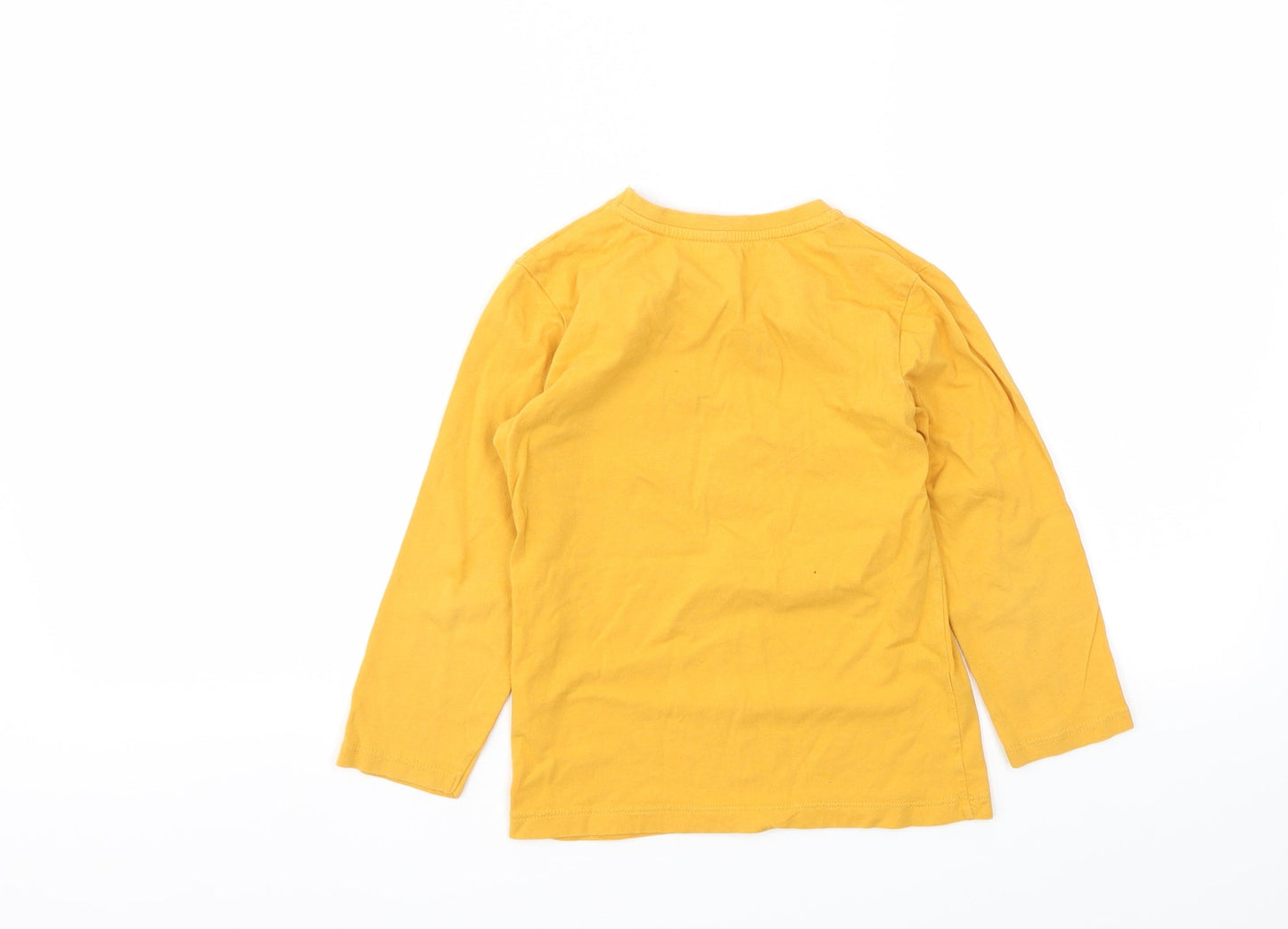 Matalan Girls Orange Animal Print  Basic T-Shirt Size 4-5 Years