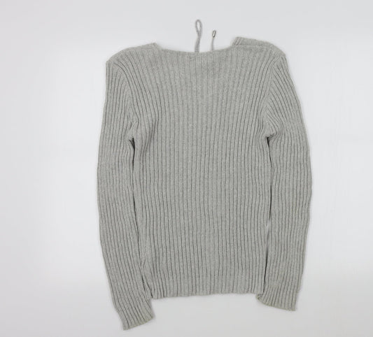 oyisis Womens Grey   Pullover Jumper Size M
