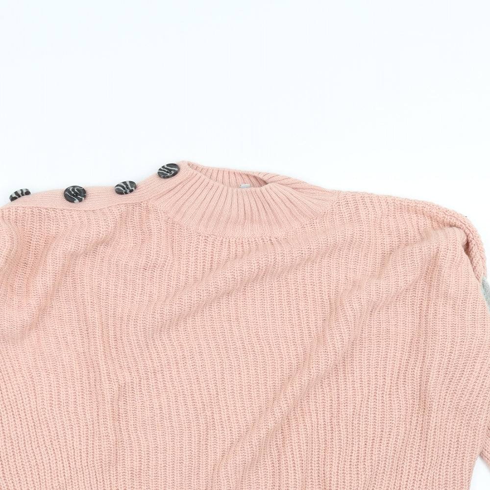 PEP&CO Womens Pink  Knit Pullover Jumper Size 10