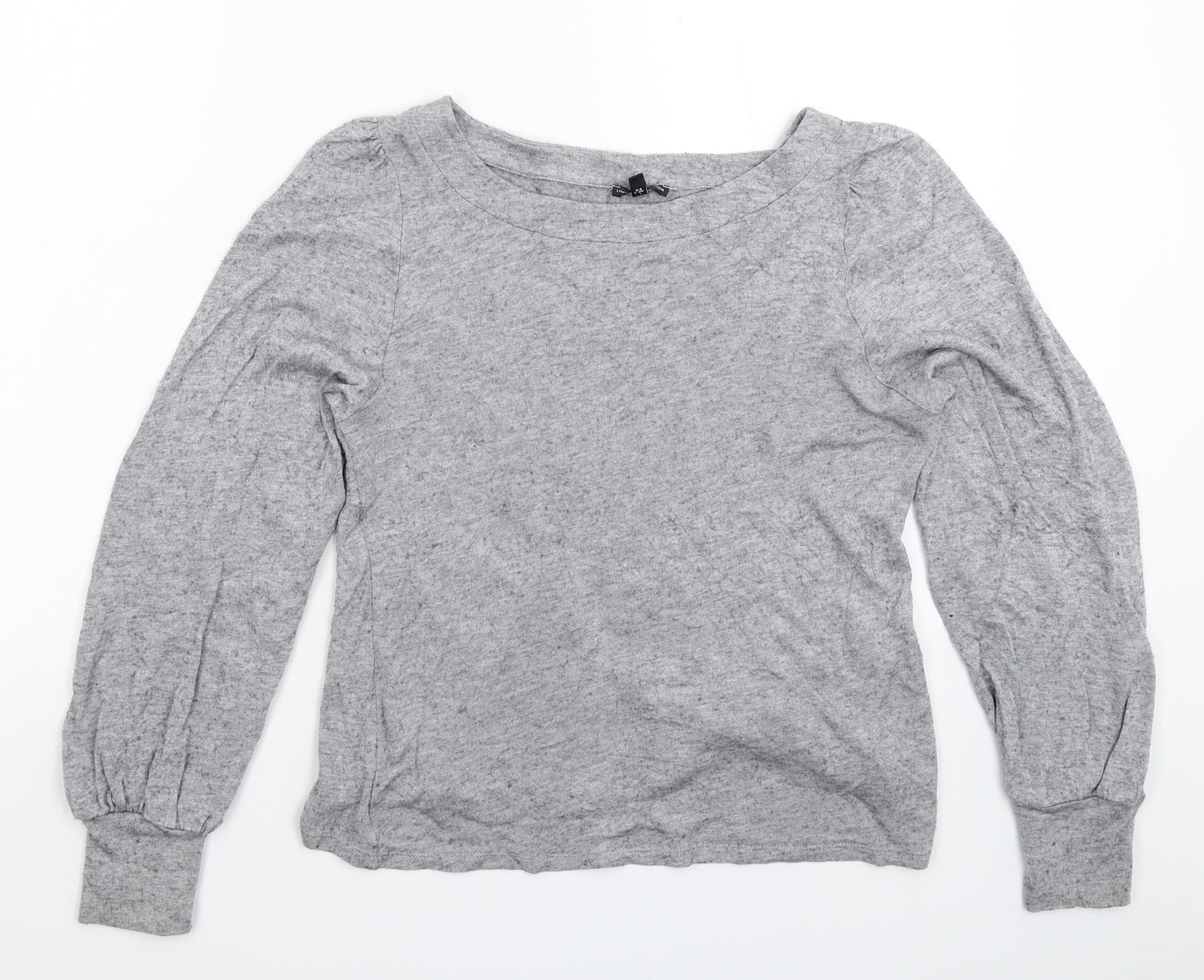 Marks and Spencer Womens Grey  Knit Pullover Jumper Size 14