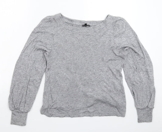 Marks and Spencer Womens Grey  Knit Pullover Jumper Size 14