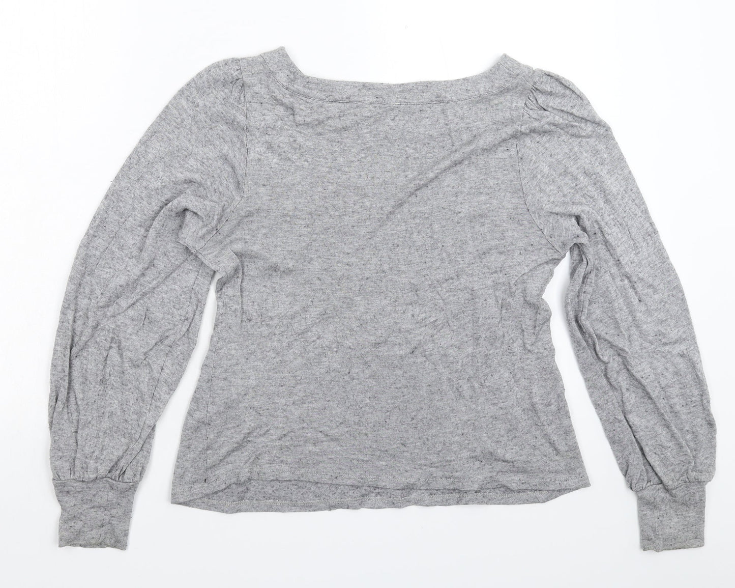 Marks and Spencer Womens Grey  Knit Pullover Jumper Size 14
