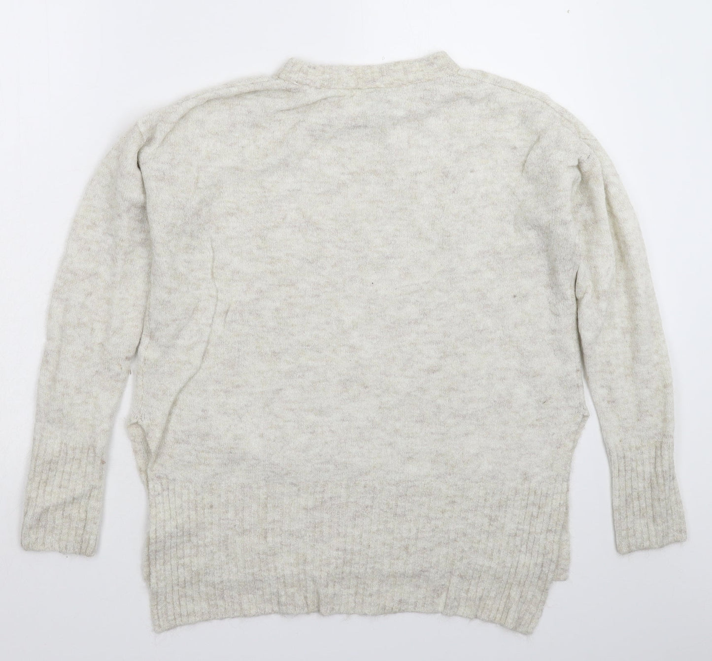 Divided Womens Grey  Knit Pullover Jumper Size S