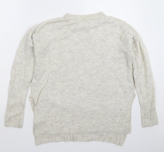Divided Womens Grey  Knit Pullover Jumper Size S