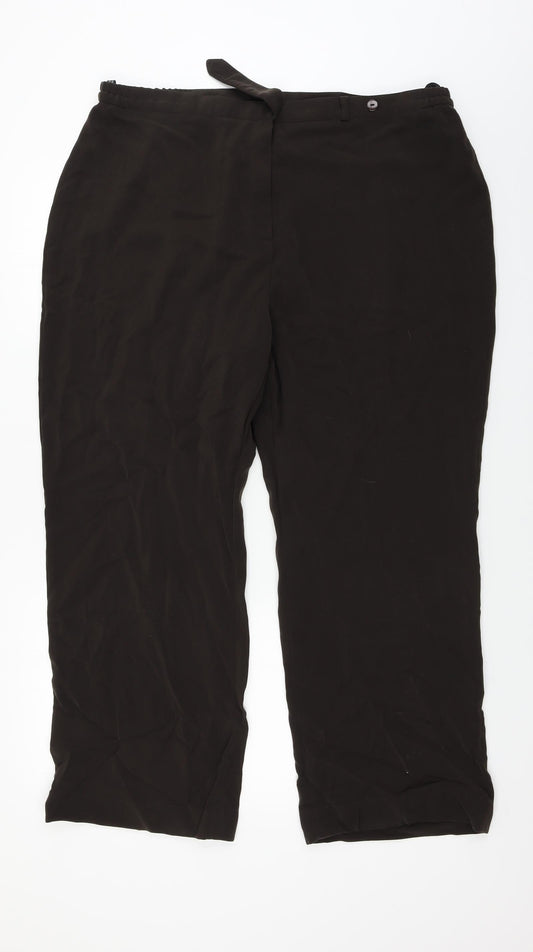 Personal  Womens Brown   Trousers  Size 22 L24 in