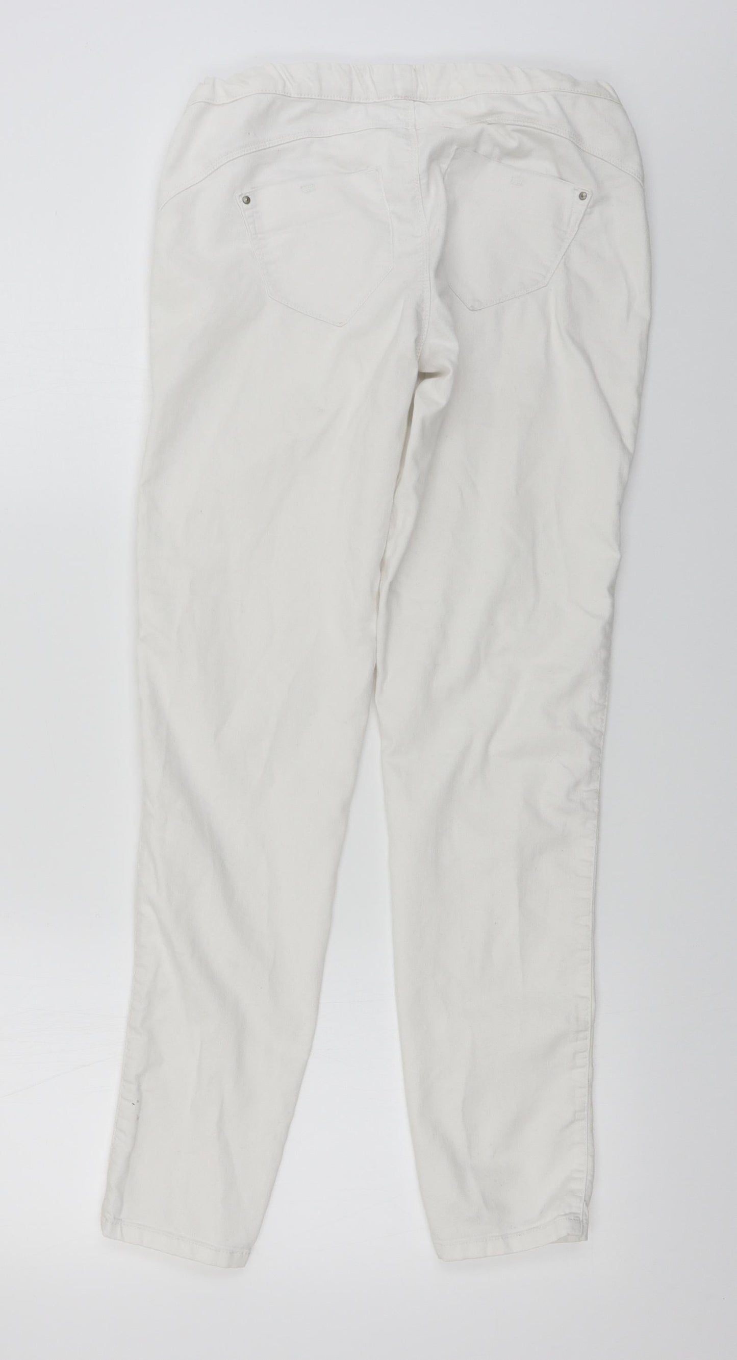 denim co Womens White   Skinny Jeans Size 28 in L28 in