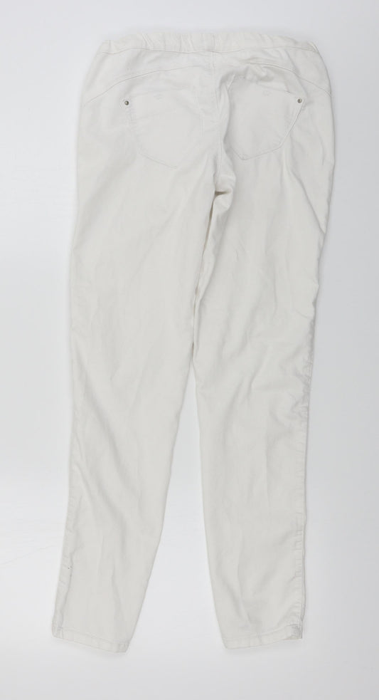 denim co Womens White   Skinny Jeans Size 28 in L28 in