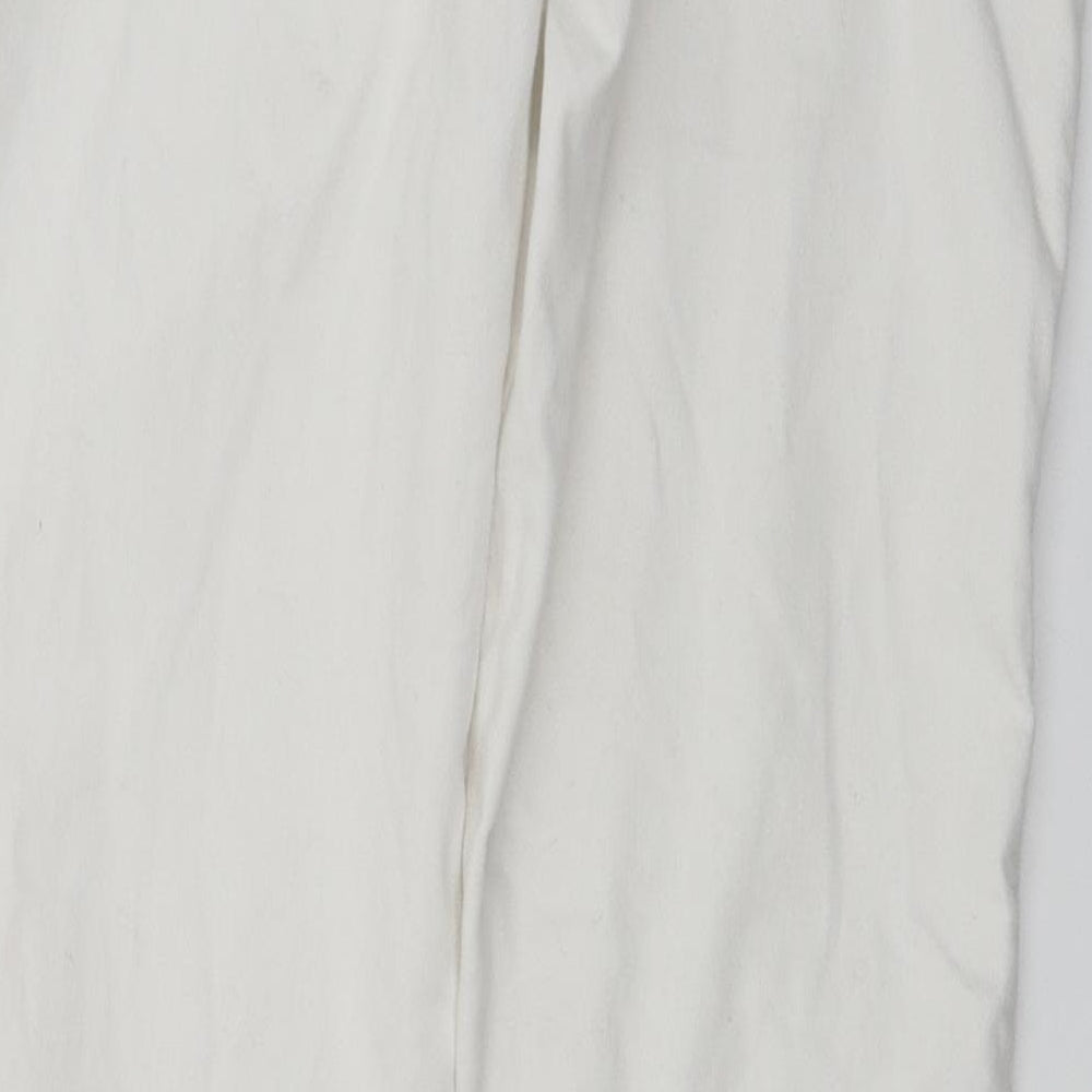 denim co Womens White   Skinny Jeans Size 28 in L28 in