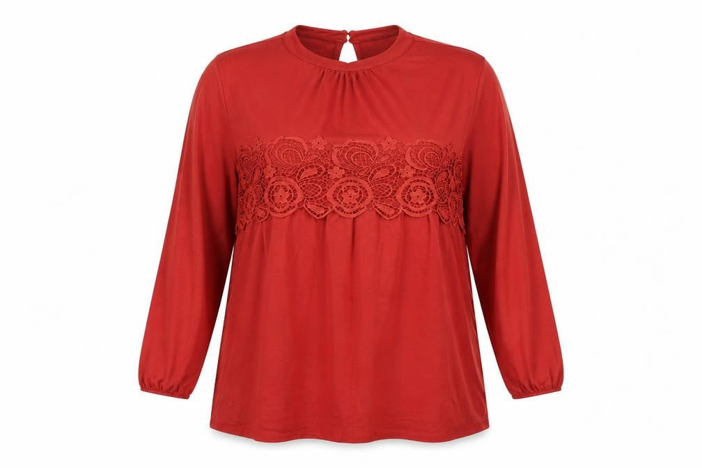 Body Flirt Womens Orange   Basic Blouse Size XL