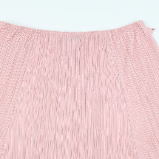 Forever Womens Pink   A-Line Skirt Size 2XL