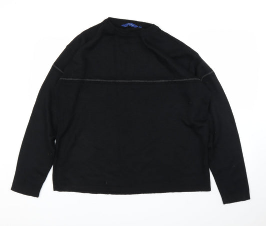 Freeport Mens Black   Pullover Jumper Size XL