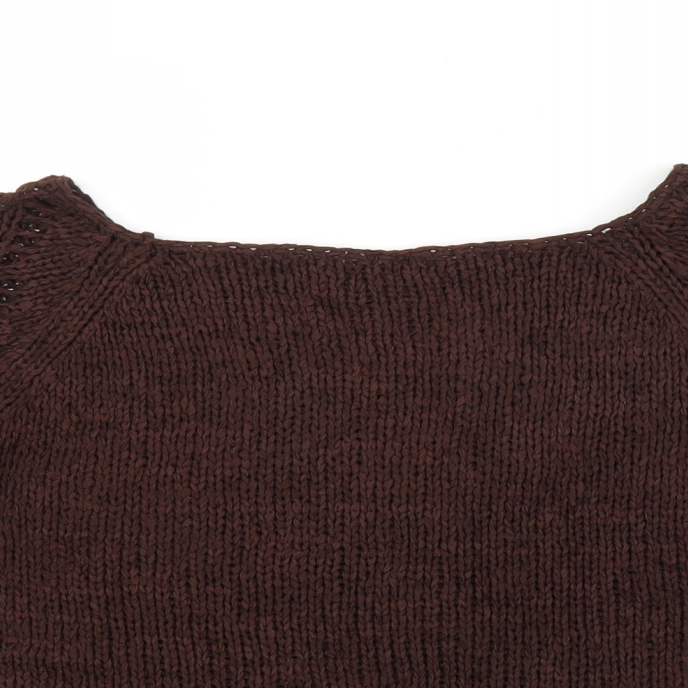 Sydney Easton Womens Brown   Pullover Jumper Size XL