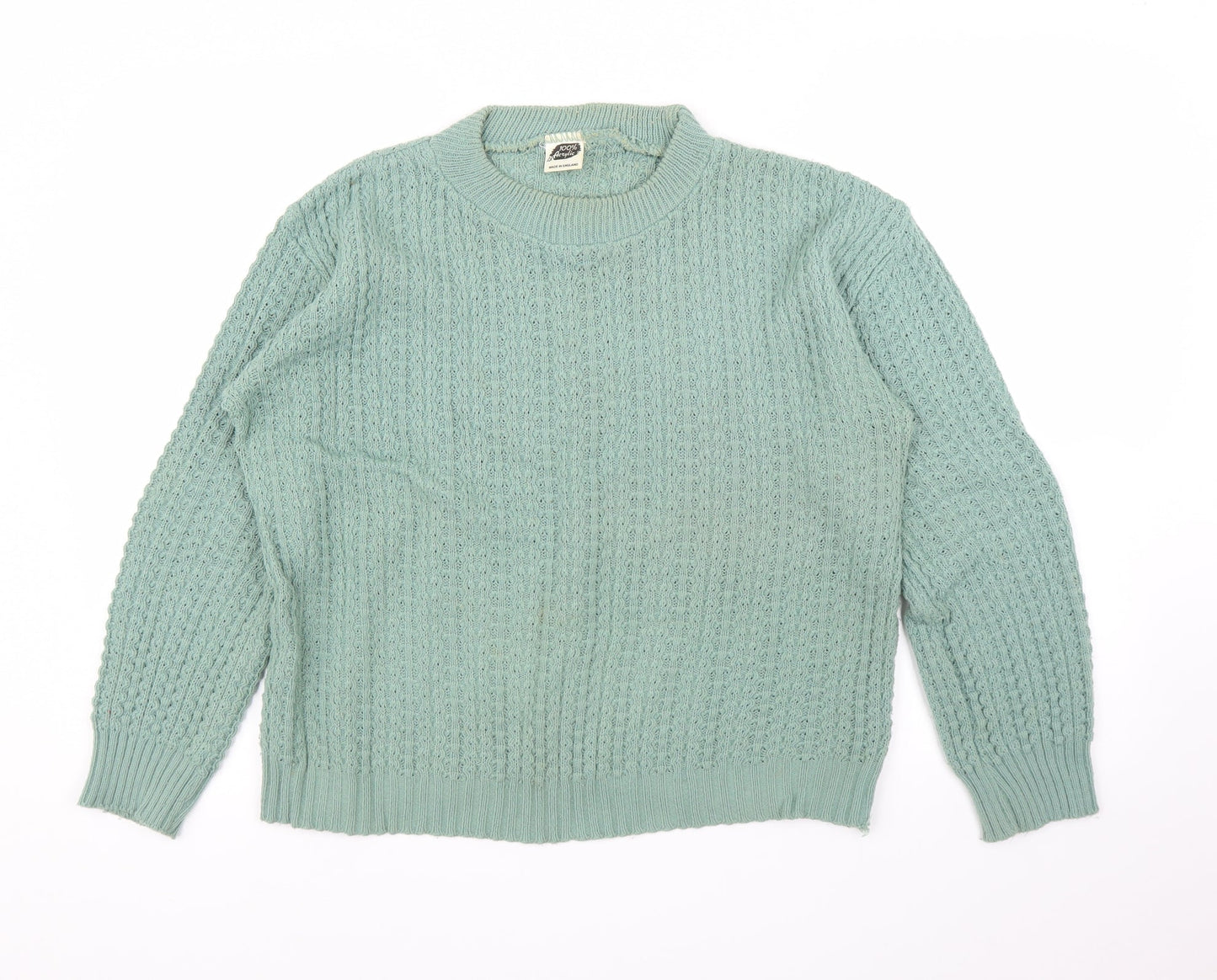 Preworn Womens Green   Pullover Jumper Size L
