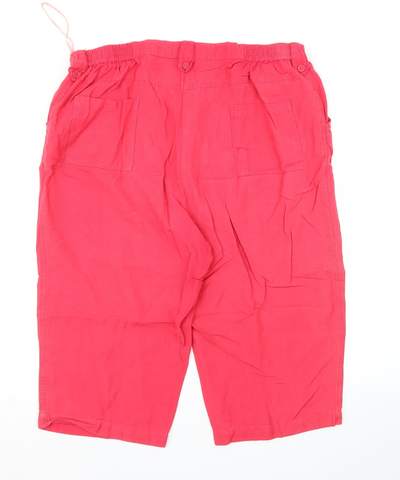 Being Casual Womens Red   Capri Trousers Size XL
