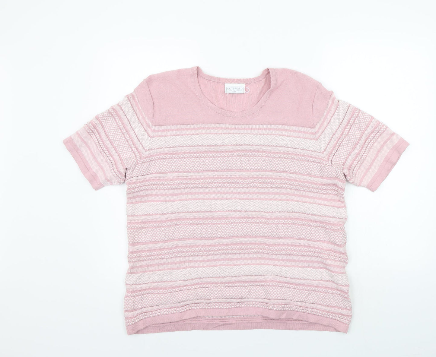 Cotsworld Womens Pink   Pullover Jumper Size 2XL