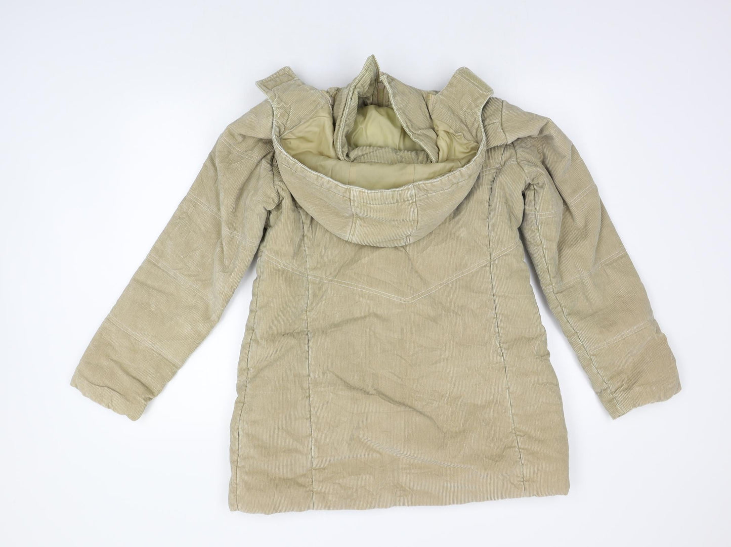 Preworn Womens Beige   Jacket Coat Size M