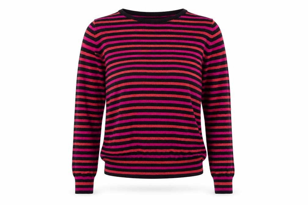 Marks and Spencer Womens Beige Striped  Pullover Jumper Size 10